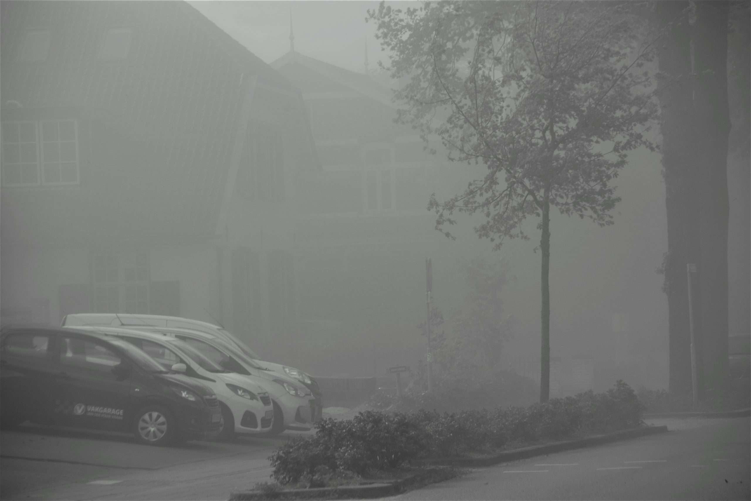 Zandstorm hindert verkeer