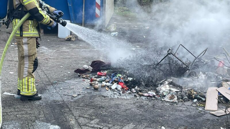 Buitenbrand op Kamp van Zeist