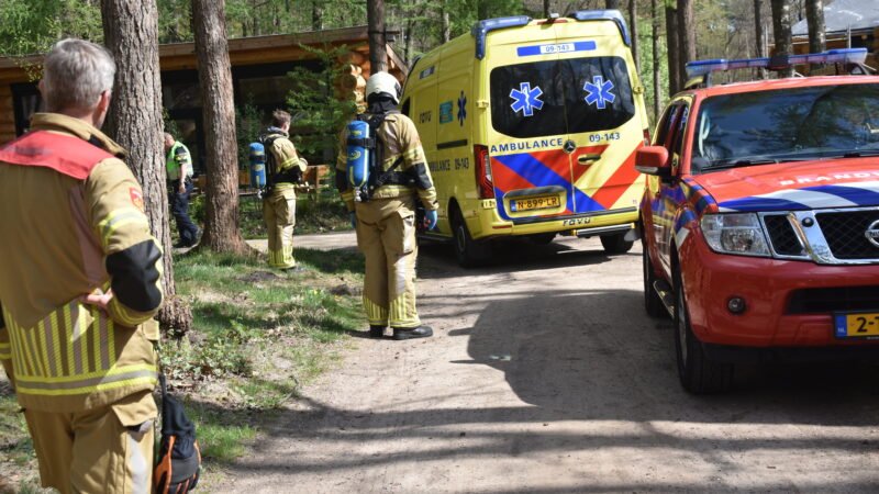 Vrouw ernstig gewond bij brand in chalet